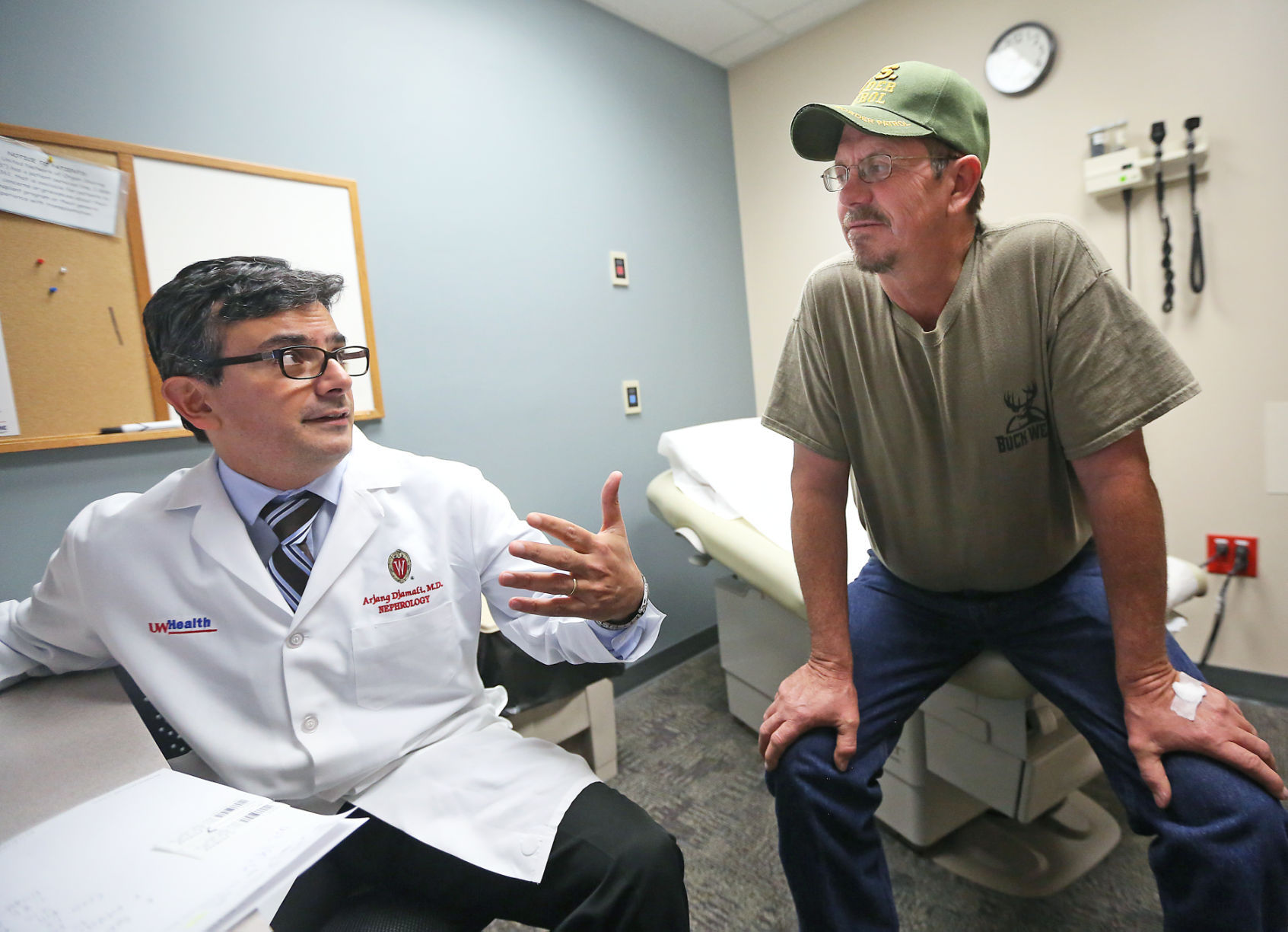 Tim Nagel with Dr. Djamali